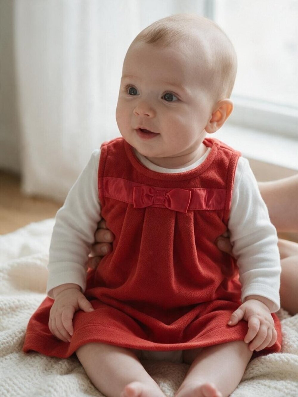 Just One You by Carter's Fleece Dress size 3 Months